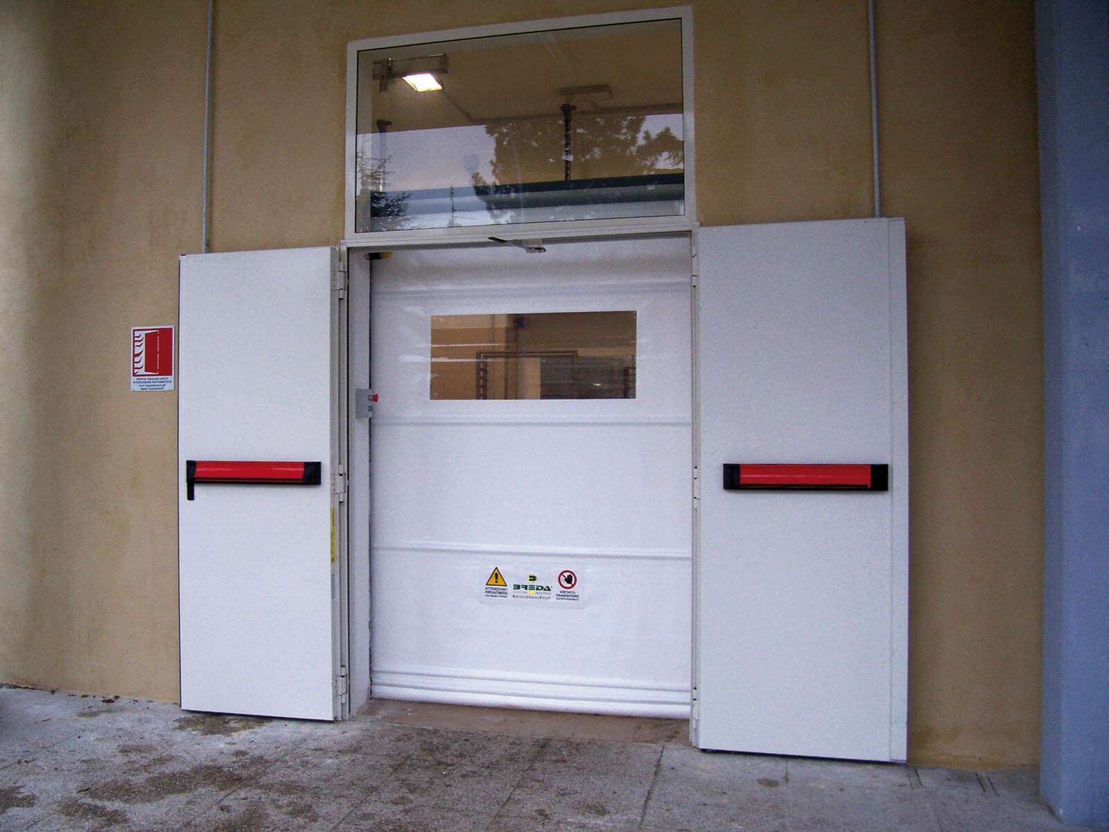 Porta rapida ad avvolgimento SAETTA - Bianco RAL 9010