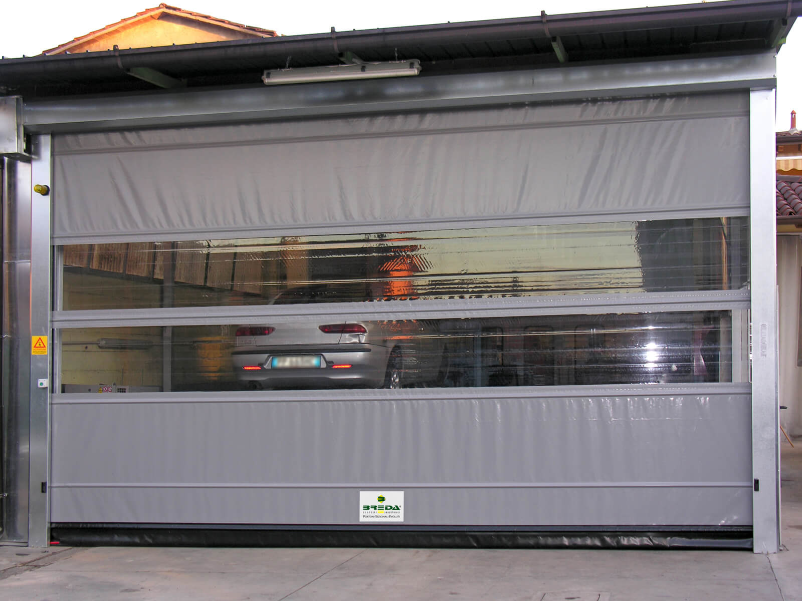 Porta rapida ad avvolgimento SAETTA - Grigio RAL 7042