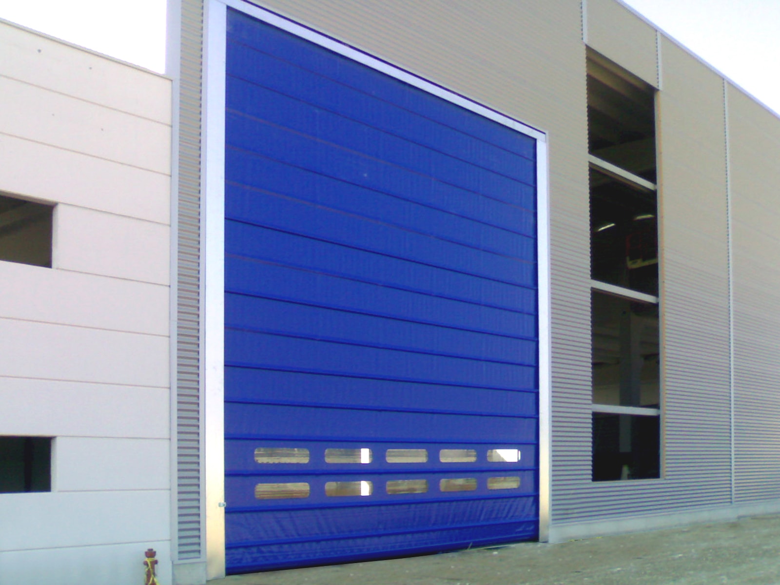 Porta rapida ad impacchettamento FULMINE - Blu RAL 5002 - 03