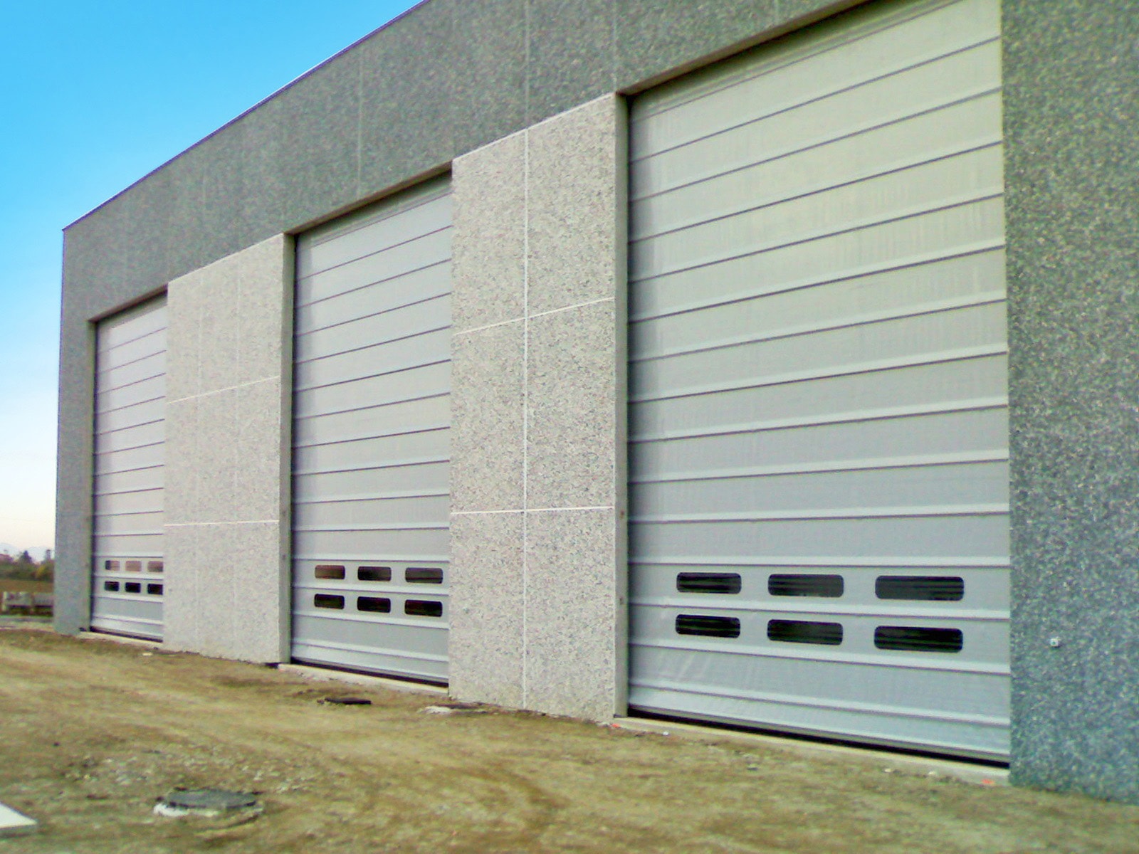 Porta rapida ad impacchettamento FULMINE - Grigio RAL 7042