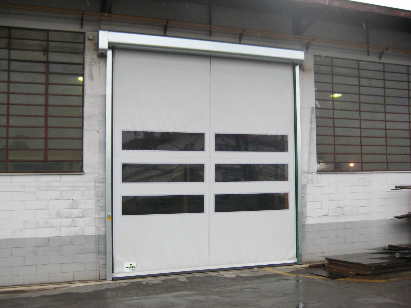 Porta rapida autoriparante LAMPO - Bianco RAL 9010