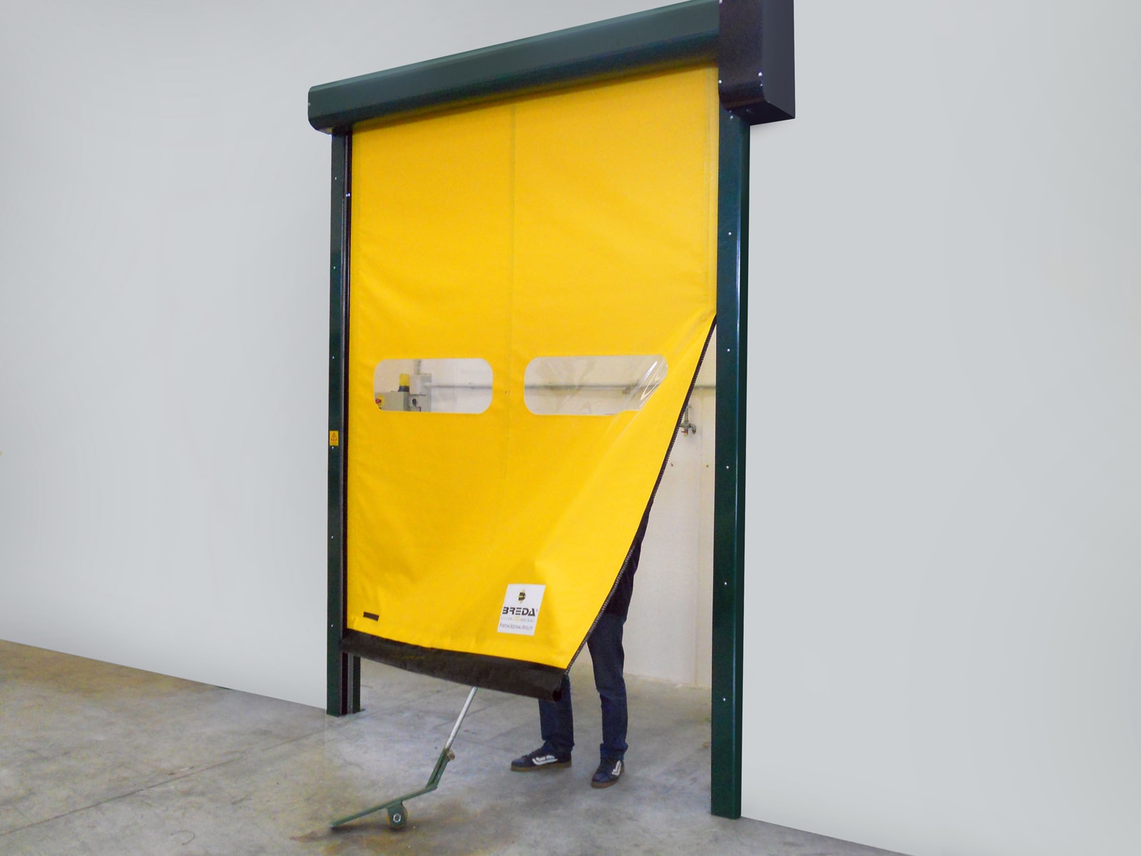 Porta rapida autoriparante LAMPO - Giallo RAL 1003