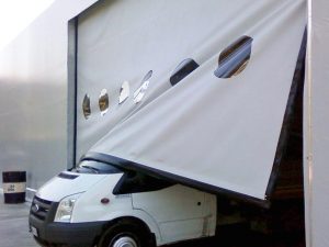 Porta rapida autoriparante lampo